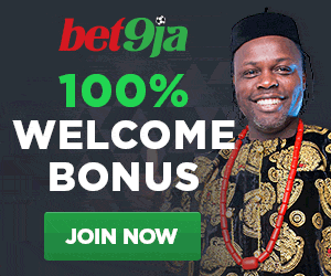 Use promotion code YOHAIG when registering at Bet9ja to claim your N100,000 bonus Register at Bet9ja using the promotion code YOHAIG for a N100,000 welcome bonus