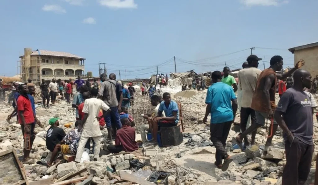 Alaba Rago Market Demolition