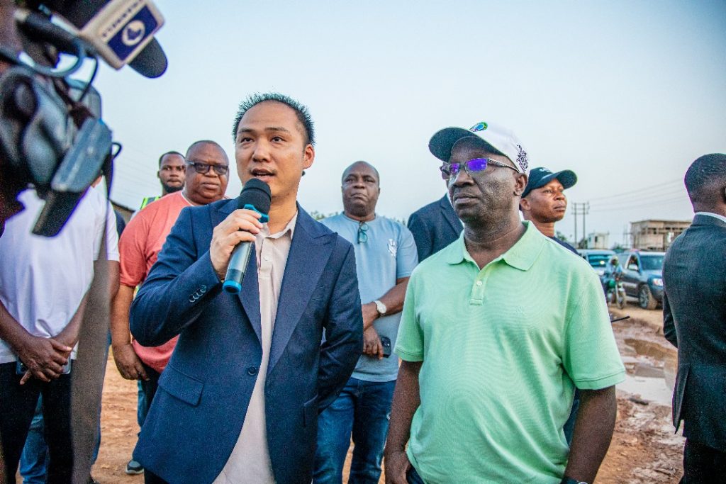 Edo Governor Monday Okpebholo And Road Contractor