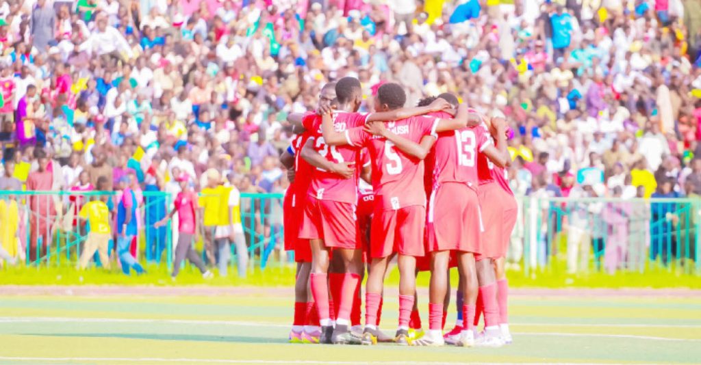 Wikki Tourists Players Gather Together For A Pre Match Talk During A Recent Nigeria Premier Football League Npfl Game Recently. File Photo