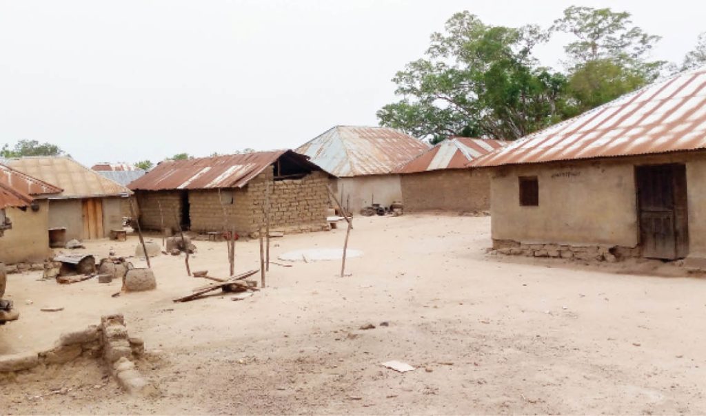 A Deserted Compound After Bandits Invaded Adagba Community In Abaji Area Council Recently
