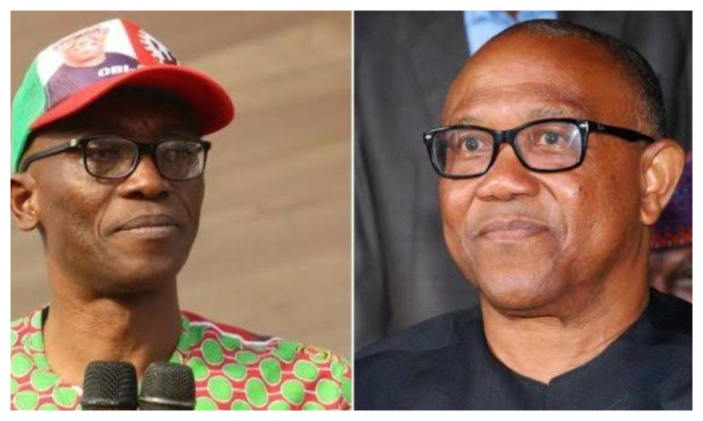 Abure And Peter Obi