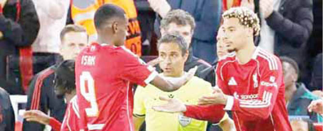 Alexander Isak And Hugo Ekitike Are Yet To Be On The Pitch Together For Liverpool