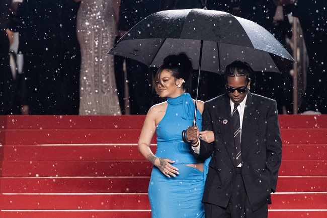 Barbadian Singer And Actress Rihanna And Us Actor And Singer Asap Rocky Francefilmfestivalcannes 1