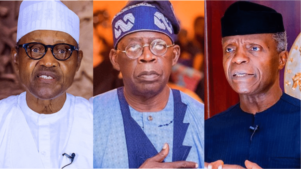Buhari Tinubu Osinbajo