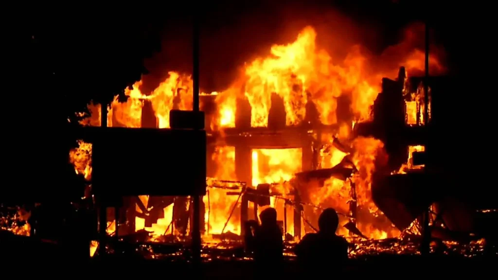 Burning Building Fire
