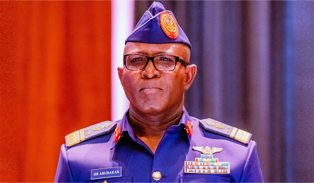 Chief Of Air Staff Cas Air Marshal Hassan Abubakar Photo Shettima