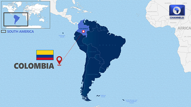 Colombia Country Map