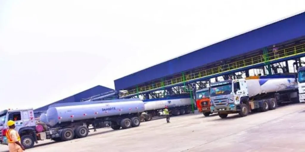 Dangote Refinery Tankers