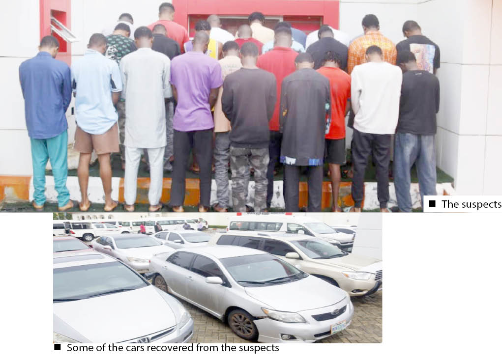Efcc Arrests 28 Suspected E28098Yahoo Boys Seizes Cars In Kwara
