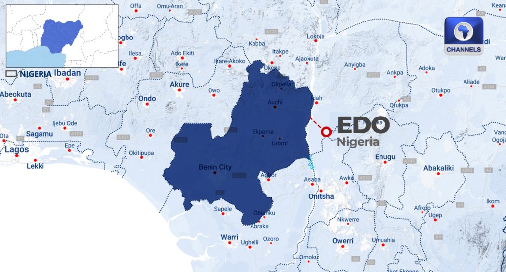 Edo State Map Hd