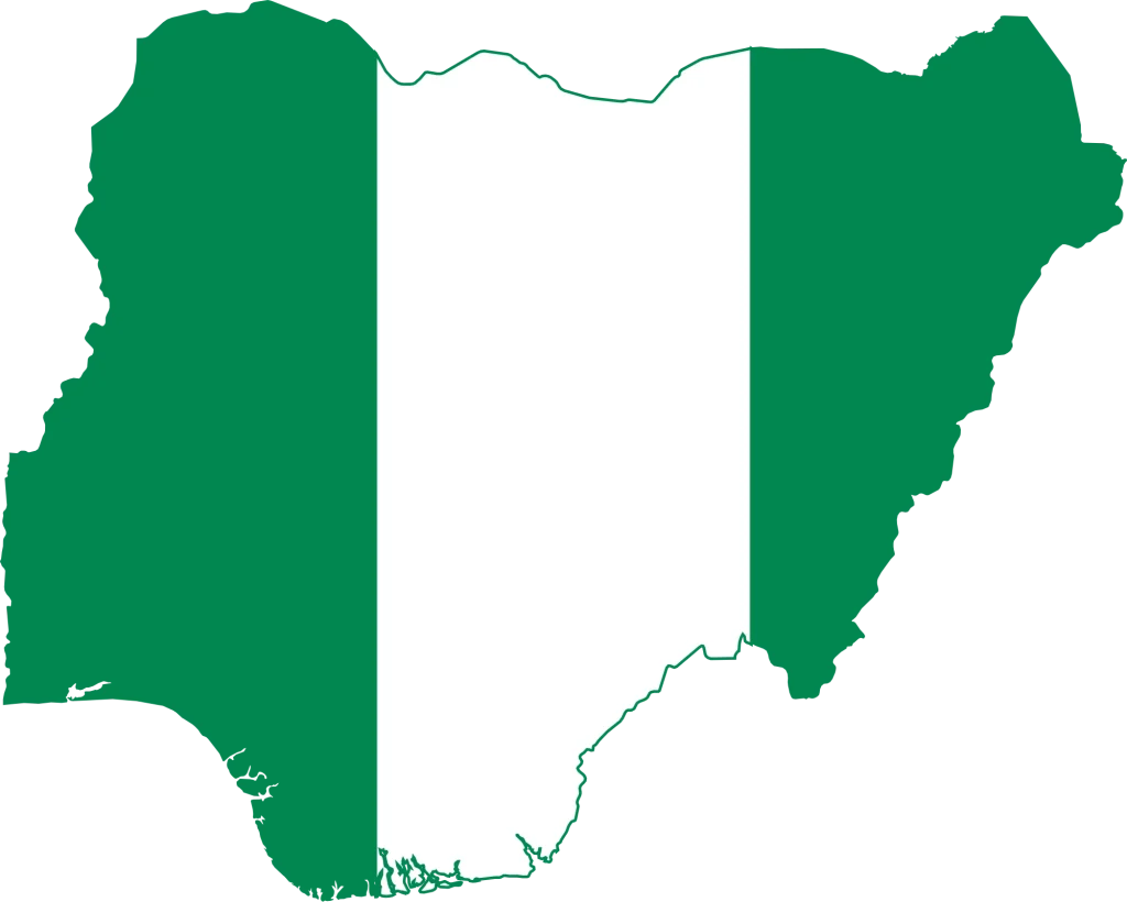 Flag Map Of Nigeria.svg