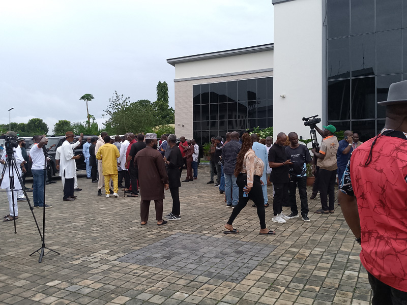 Fubara Supporters Storm Port Harcourt Airport