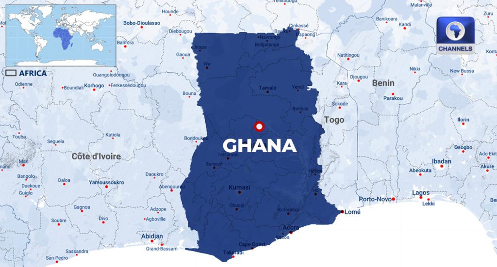 Ghana Map Hd