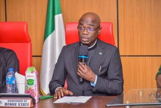 Governor Of Benue State Hyacinth Alia