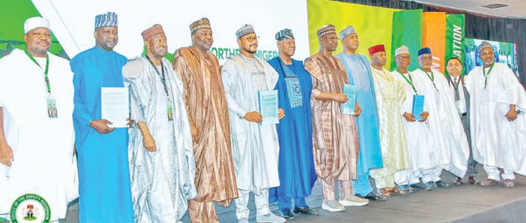 Governors Deputy Governors And Other Participants At The Northern Nigeria Investment And Industrialisation Summit Held In Abuja Yesterday