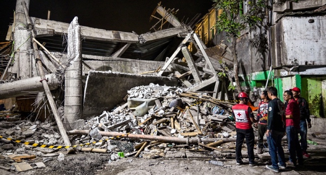 Indonesia School Collapse