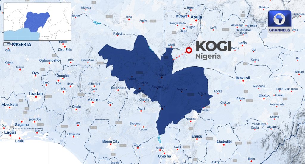 Kogi State Map Hd