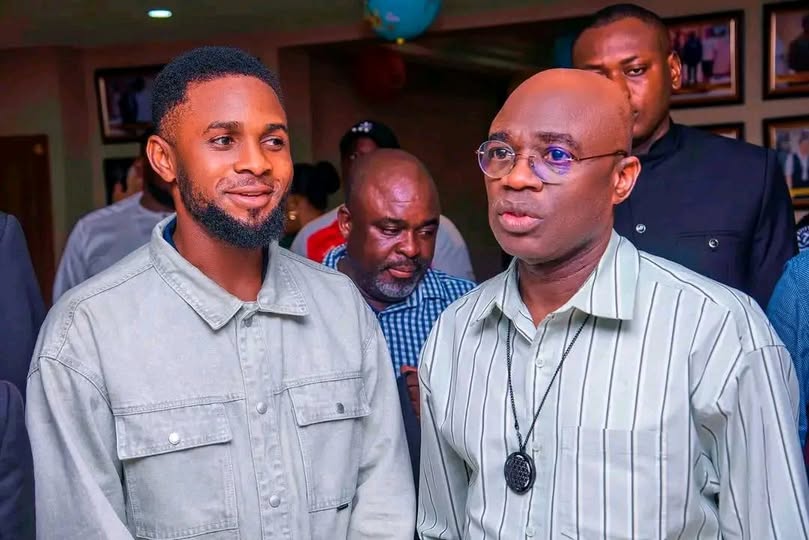 L R Atu Terver And Governor Hyacinth Alia