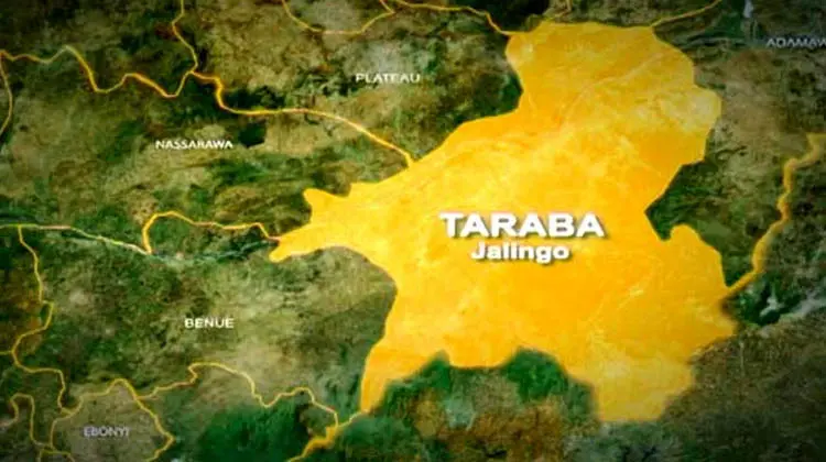 Map Of Taraba State