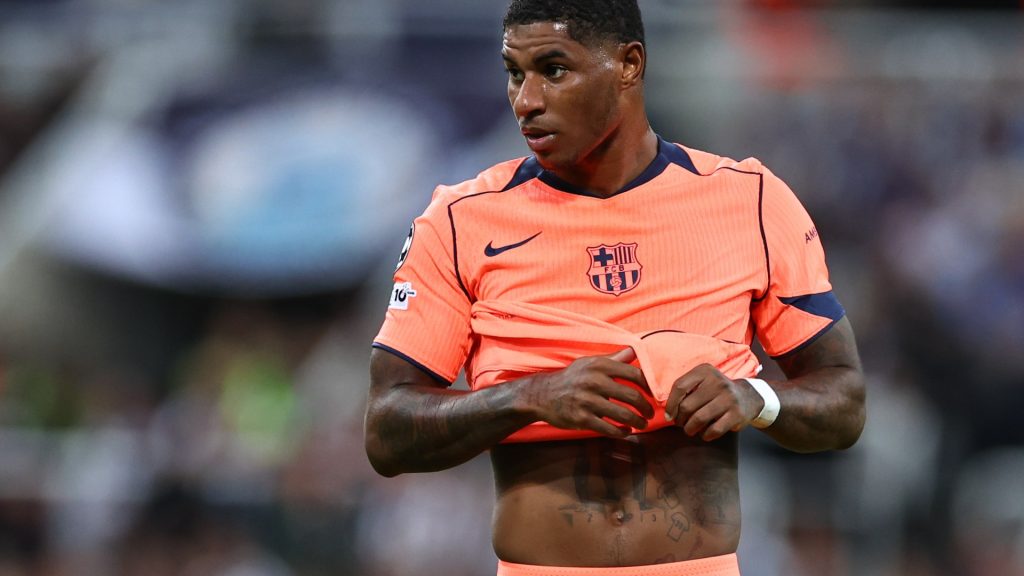 Marcus Rashford Barcelona Newcastle 2