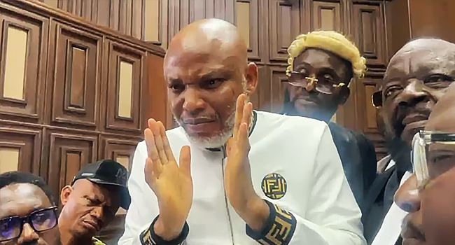 Nnamdi Kanu In Court 1