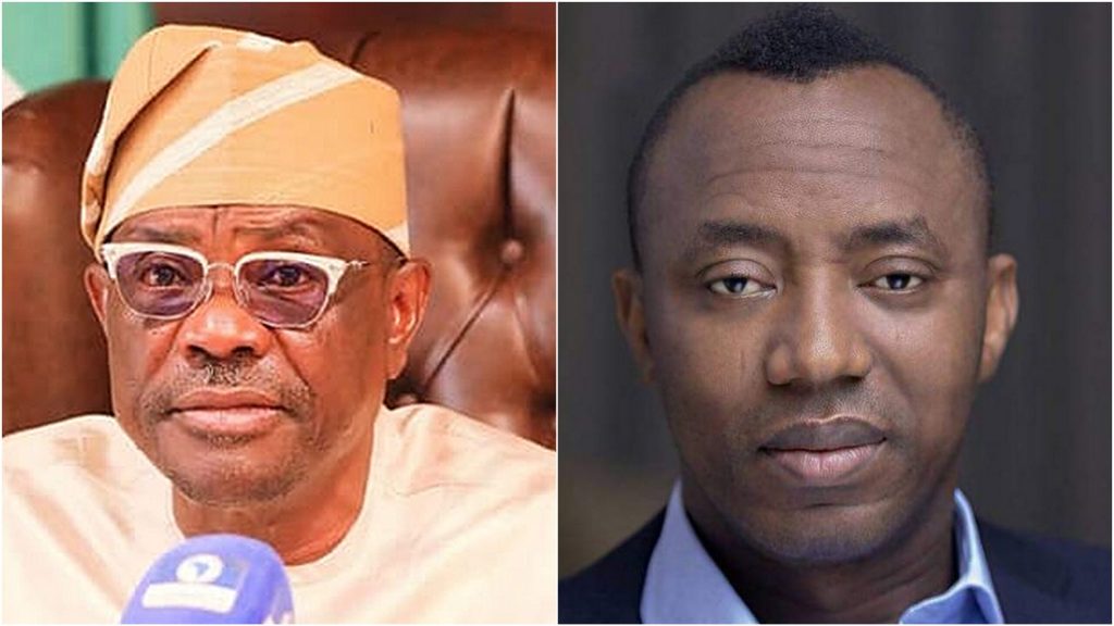 Nyesom Wike And Omoyele Sowore Scaled 1