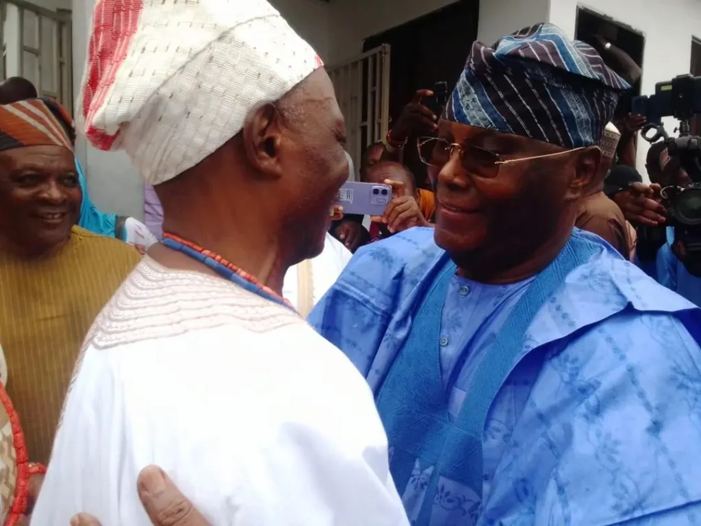 Olubadan Ladoja And Former Vice President Atiku Abubakar