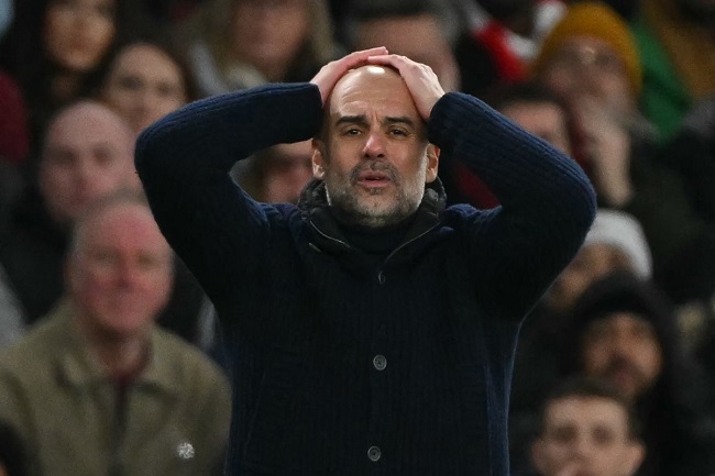 Pep Guardiola Topshotfblengprarsenalmancity