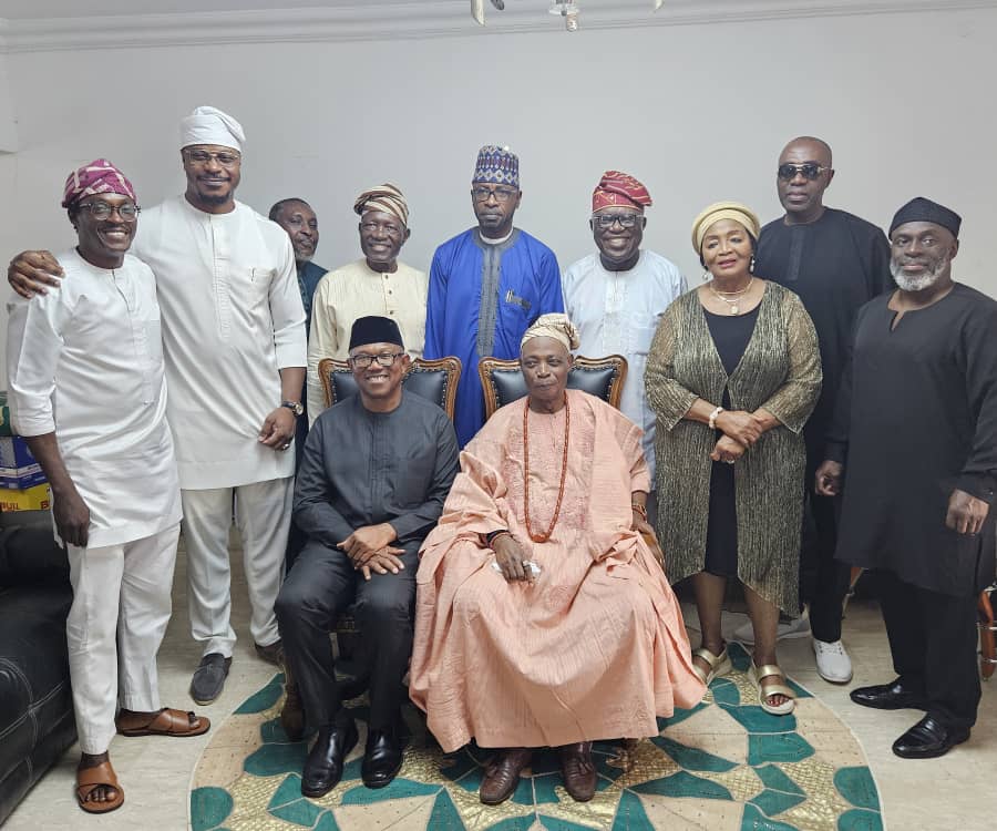 Peter Obi Visits Ladoja