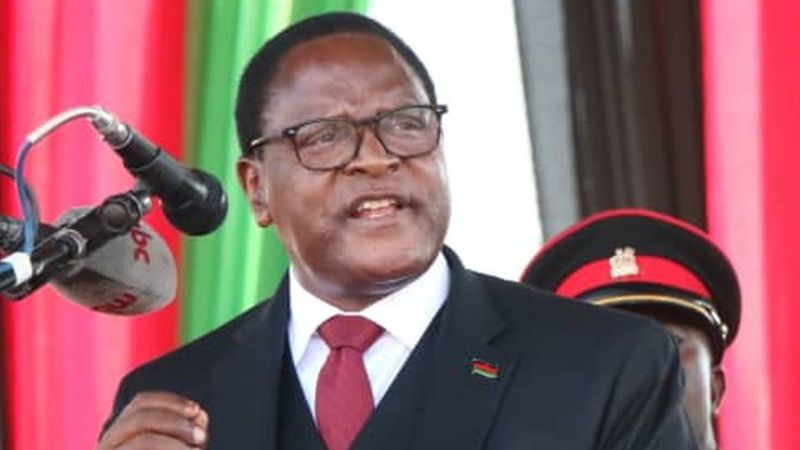 President Lazarus Chakwera Of Malawi