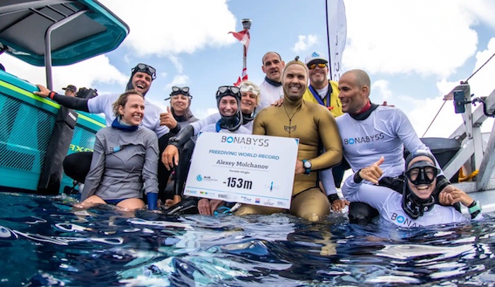 Russian Freediver Alexey Molchanov Sets New World Record With 126M Descent In Cyprus