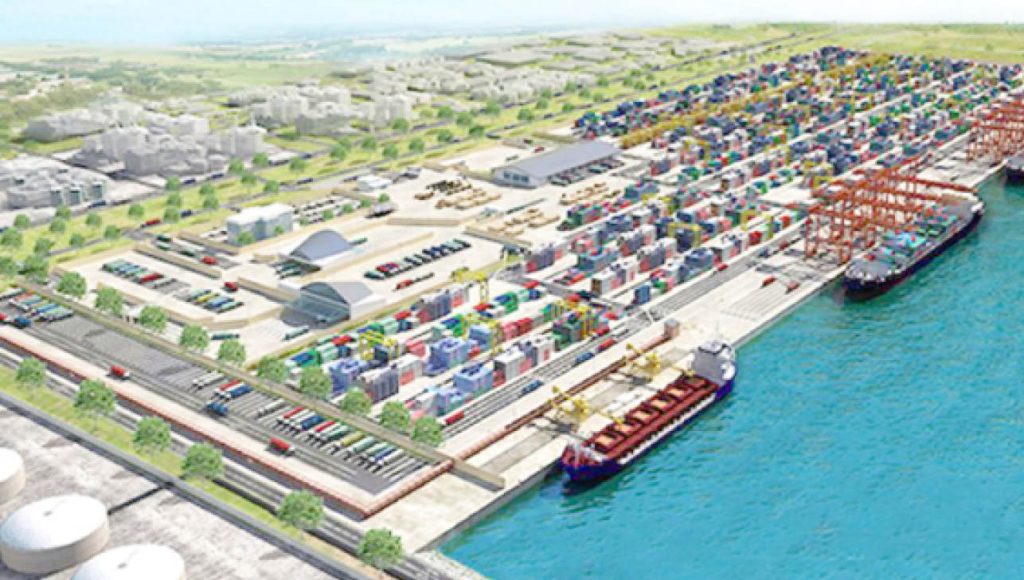 Ships Discharging Goods At The Lagos Port Complex