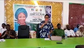 The Chairperson Of The Ojokoro Local Council Development Area In Lagos State Oluyemisi Rosiji