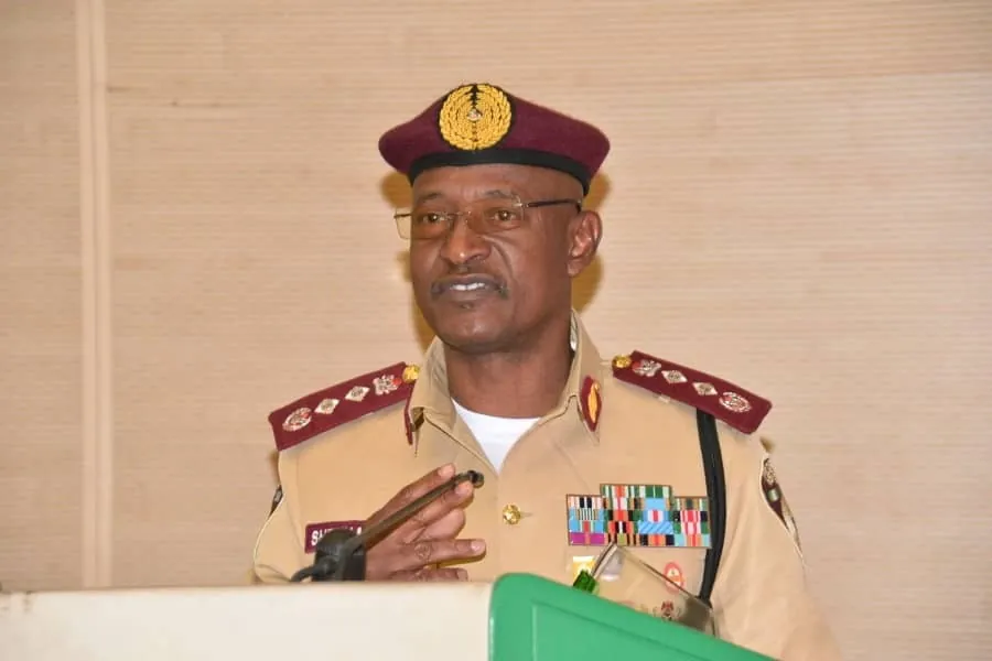 The Corps Marshal Of The Federal Road Safety Corps Frsc Shehu Mohammed