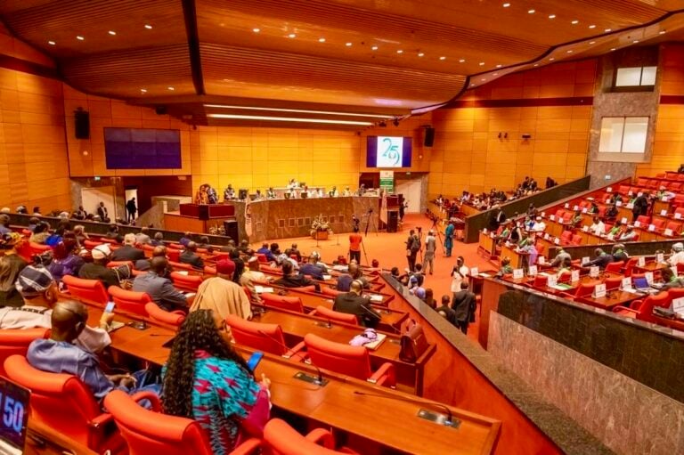 The Ecowas Parliament During The Sitting In Abuja Nan