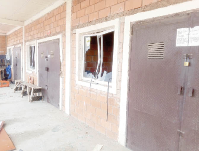 The Markets Manager And Vigilante Offices Smashed By The Protesting Youth