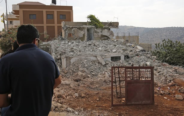 The Remains Of The House Of A Palestinian Assailant After It Was Demolished