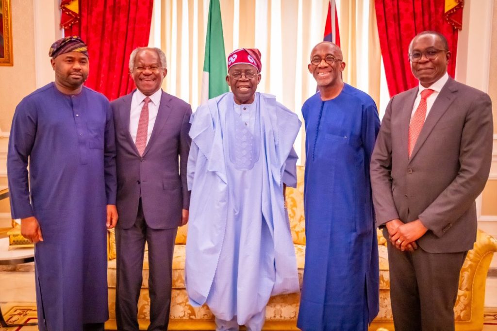 Tinubu And Bayo Ogunlesi And Hakeem Belo Osagie