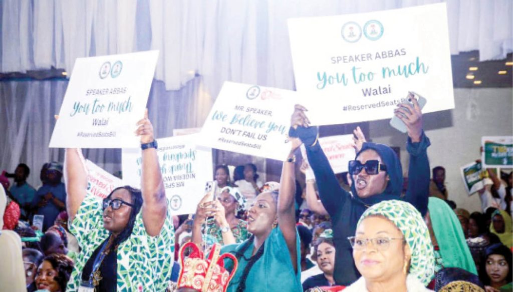 Women Group Displaying Placards