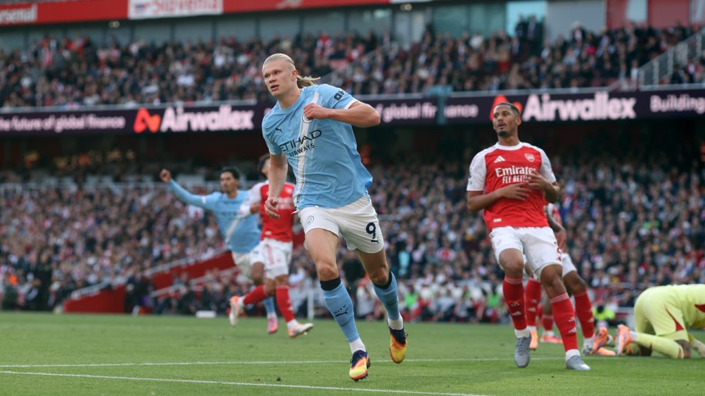 Erling Haaland Manchester City Celebrates 1025573726