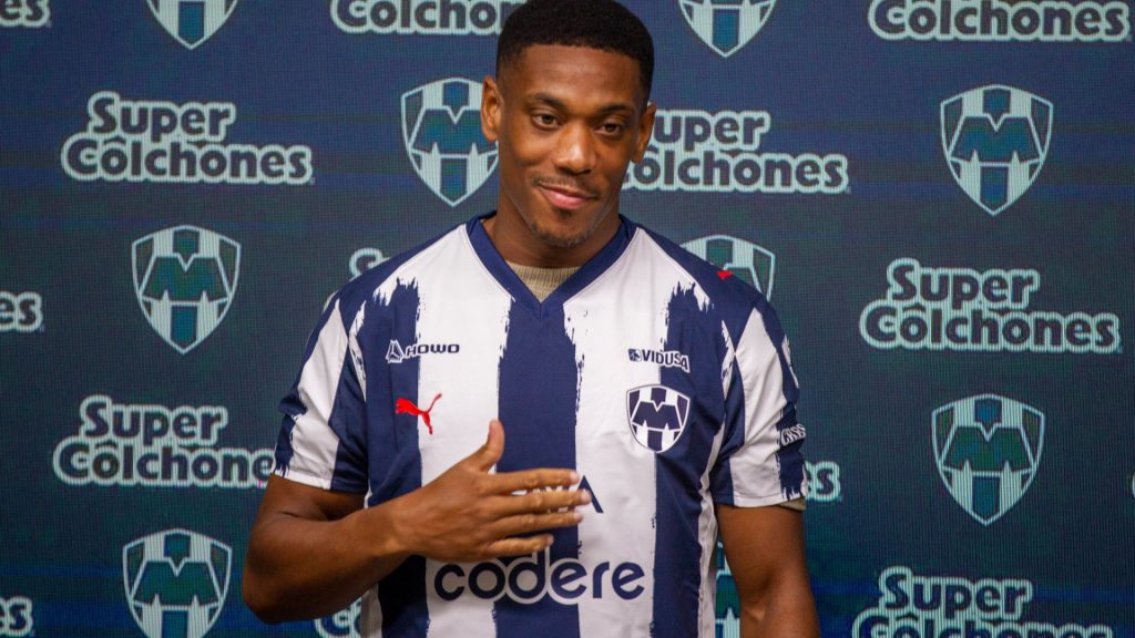 French Forward Anthony Martial Poses 1025060073