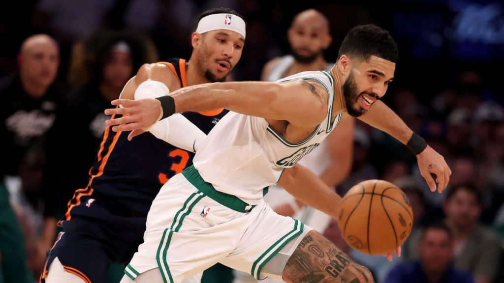 Jayson Tatum Celtics Knicks Getty