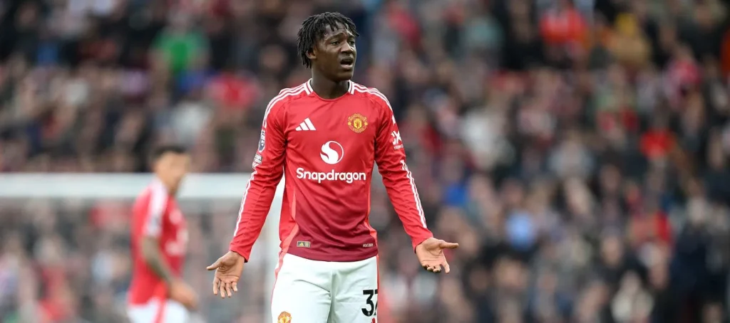 Kobbie Mainoo Manchester United Fc V Tottenham Hotspur Fc Premier League 1