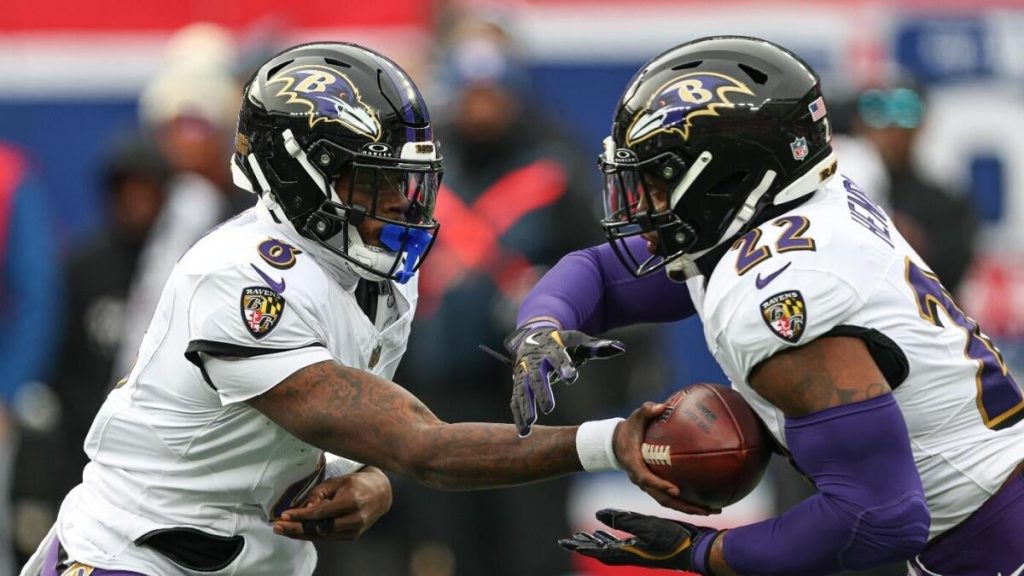 Lamar Jackson Derrick Henry Ravens Cbs Imagn