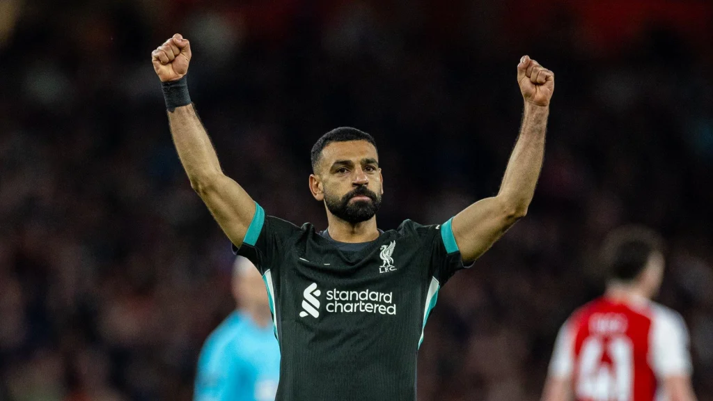 Mohamed Salah Arsenal Celebration 27102024