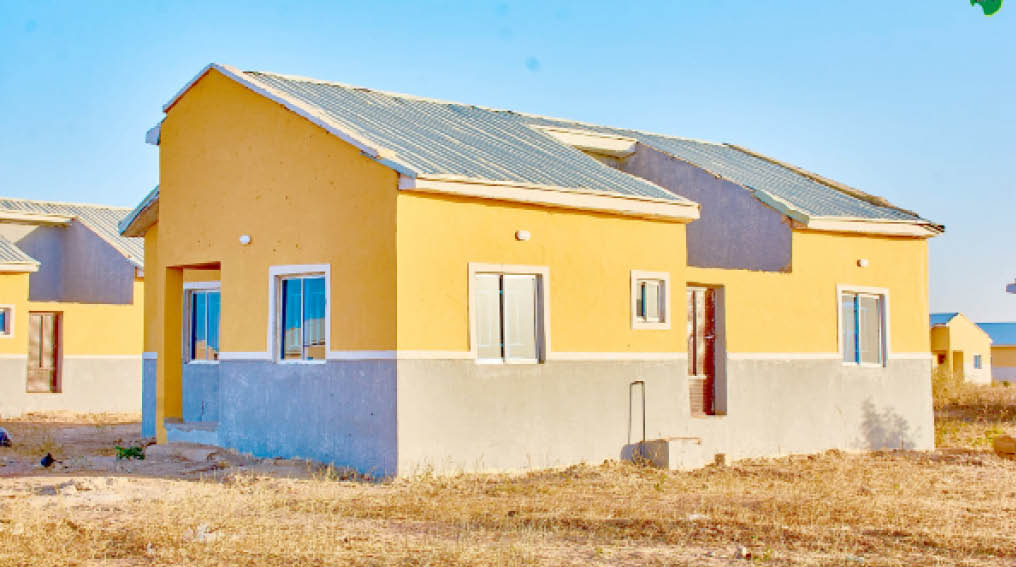 One Of The Houses Built By Yobe State Government