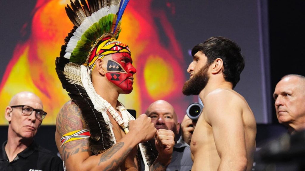 Pereira Ankalaev 313 Weighins