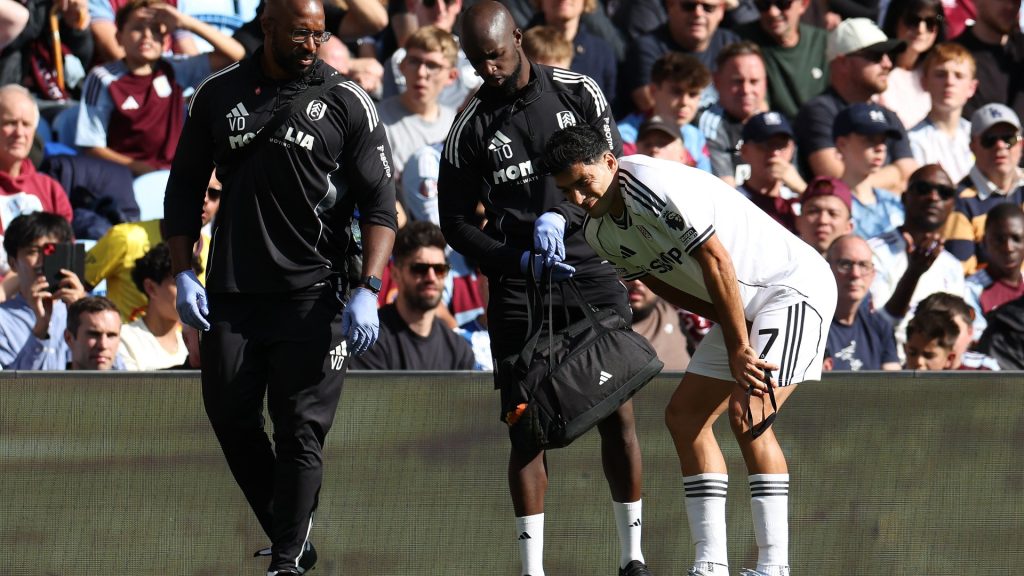 Prepares Leave Pitch Injured English 1027247592