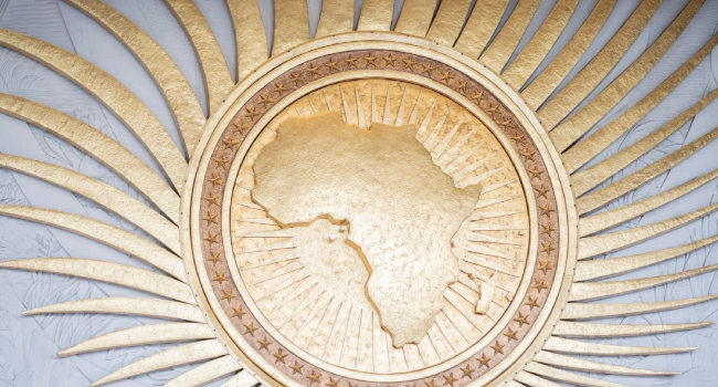 A General View Of A Newly Inaugurated Monument Topped With The Shape Of Africa At The Adwa Victory M A General View Of A Newly Inaugurated Monument Topped With The Shape Of Africa At The Adwa Victory M